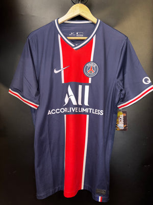 PSG PARIS SAINT GERMAIN MBAPPE 2020-2021 ORIGINAL JERSEY SIZE L