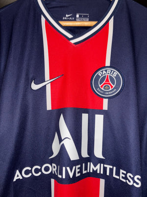 PSG PARIS SAINT GERMAIN MBAPPE 2020-2021 ORIGINAL JERSEY SIZE L