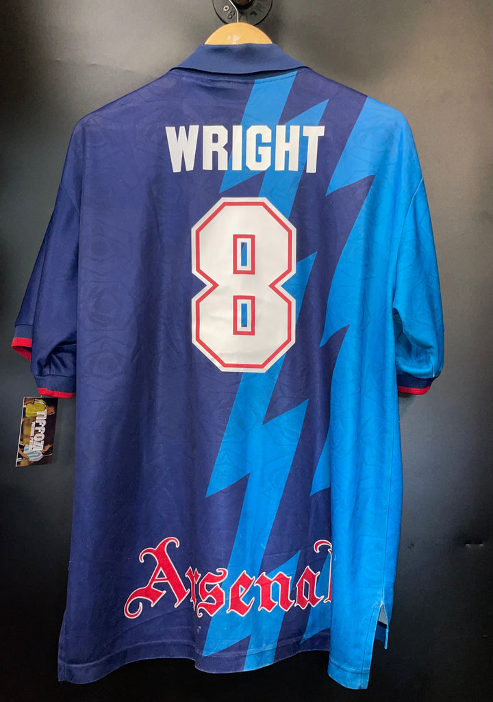 ARSENAL WRIGHT 1995-1996 ORIGINAL JERSEY Size XL