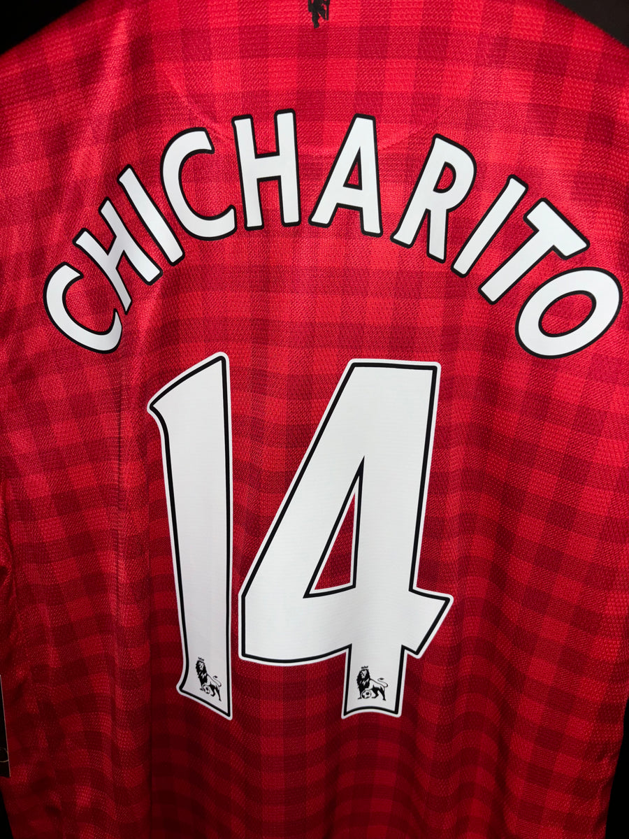 MANCHESTER UNITED CHICHARITO 2012-2013 ORIGINAL JERSEY Size L