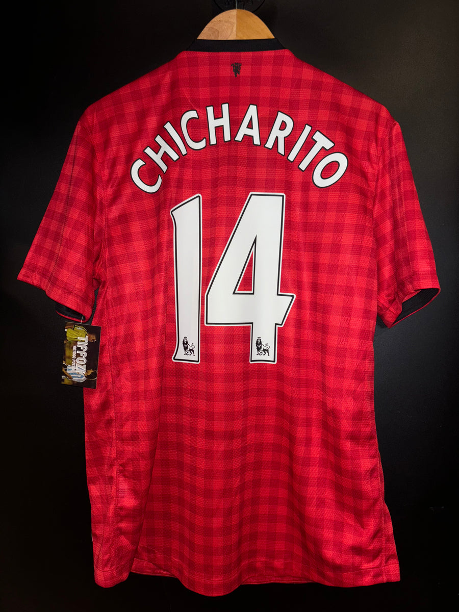 MANCHESTER UNITED CHICHARITO 2012-2013 ORIGINAL JERSEY Size L