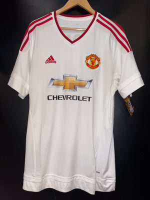 MANCHESTER UNITED ROONEY 2015-2016 ORIGINAL AWAY JERSEY Size L