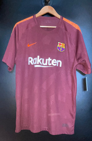 BARCELONA MESSI 2017-2018 ORIGINAL AWAY JERSEY Size XL