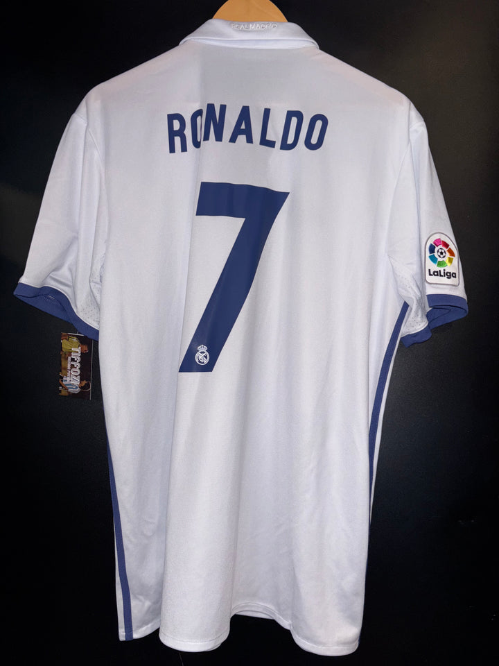 REAL MADRID RONALDO 2016-2017 ORIGINAL JERSEY SIZE XL