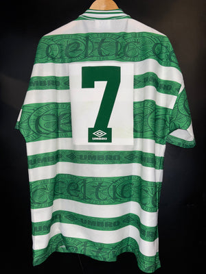 CELTIC DI CANIO 1996-1997 ORIGINAL JERSEY Size XL