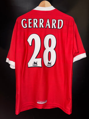 LIVERPOOL GERRARD 1998-1999 ORIGINAL JERSEY Size M