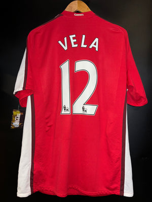 ARSENAL VELA 2010-2011 ORIGINAL JERSEY Size XL