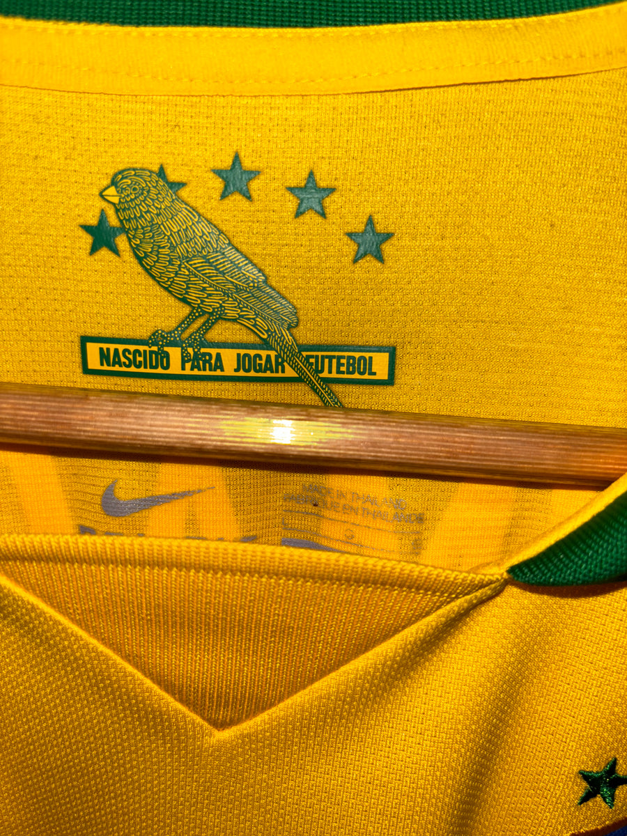 BRAZIL NEYMAR JR 2013-2014 ORIGINAL JERSEY SIZE L