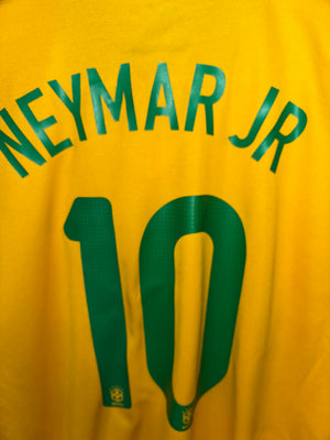 BRAZIL NEYMAR JR 2013-2014 ORIGINAL JERSEY SIZE L