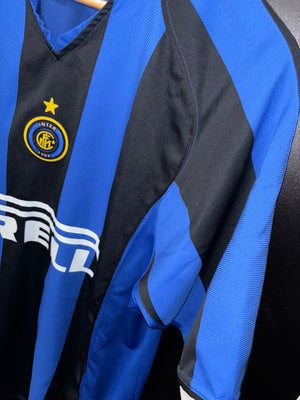 INTER MILAN ADRIANO 2004-2005 ORIGINAL JERSEY Size L