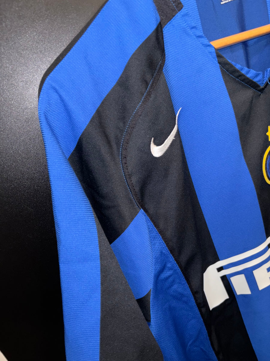 INTER MILAN ADRIANO 2004-2005 ORIGINAL JERSEY Size L