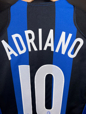 INTER MILAN ADRIANO 2004-2005 ORIGINAL JERSEY Size L