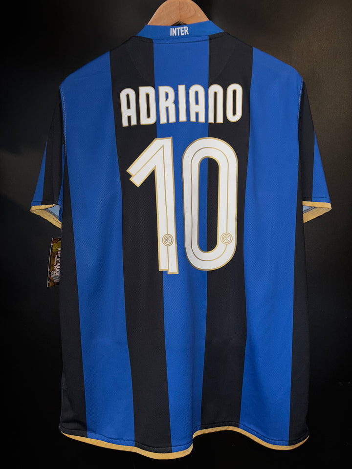 INTER MILAN ADRIANO 2008-2009 ORIGINAL JERSEY Size L