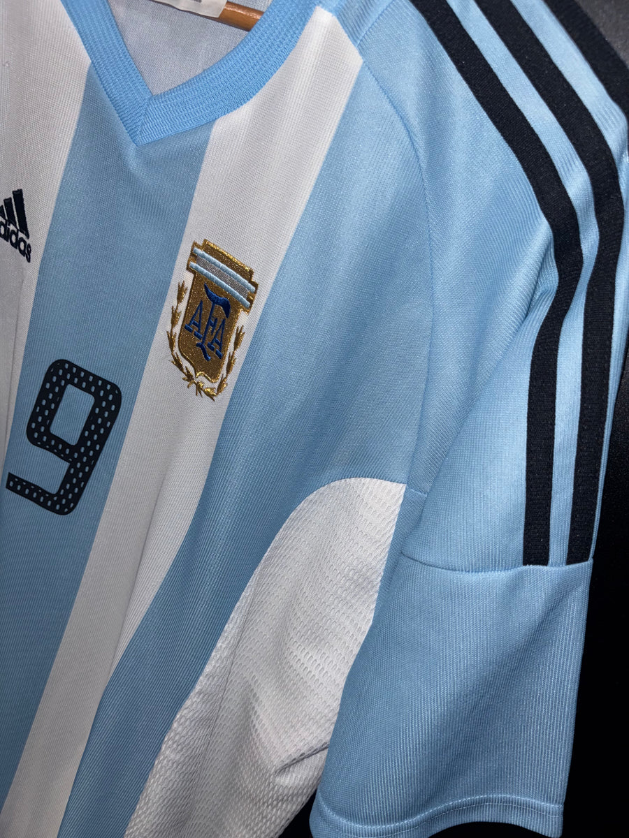 ARGENTINA BATISTUTA 2002-2003 ORIGINAL JERSEY Size XL
