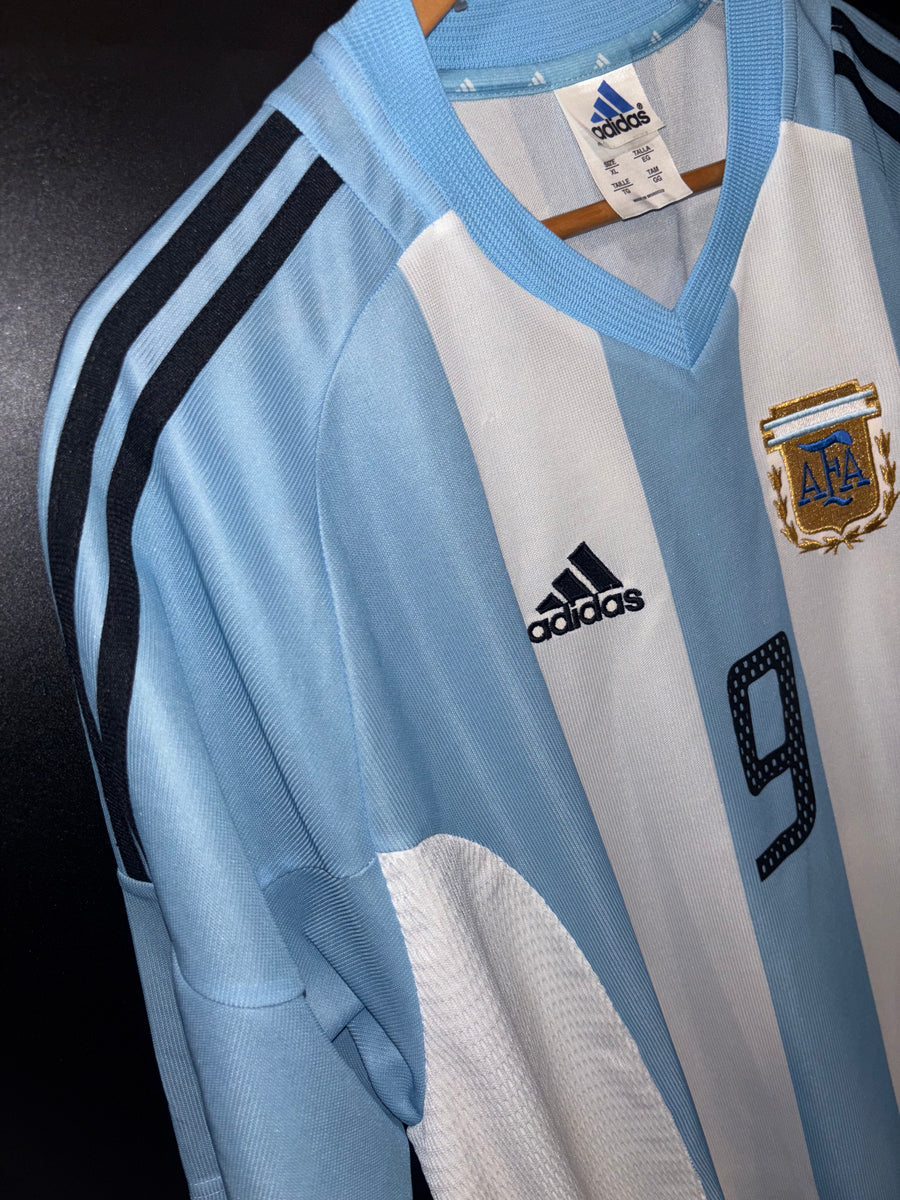 ARGENTINA BATISTUTA 2002-2003 ORIGINAL JERSEY Size XL