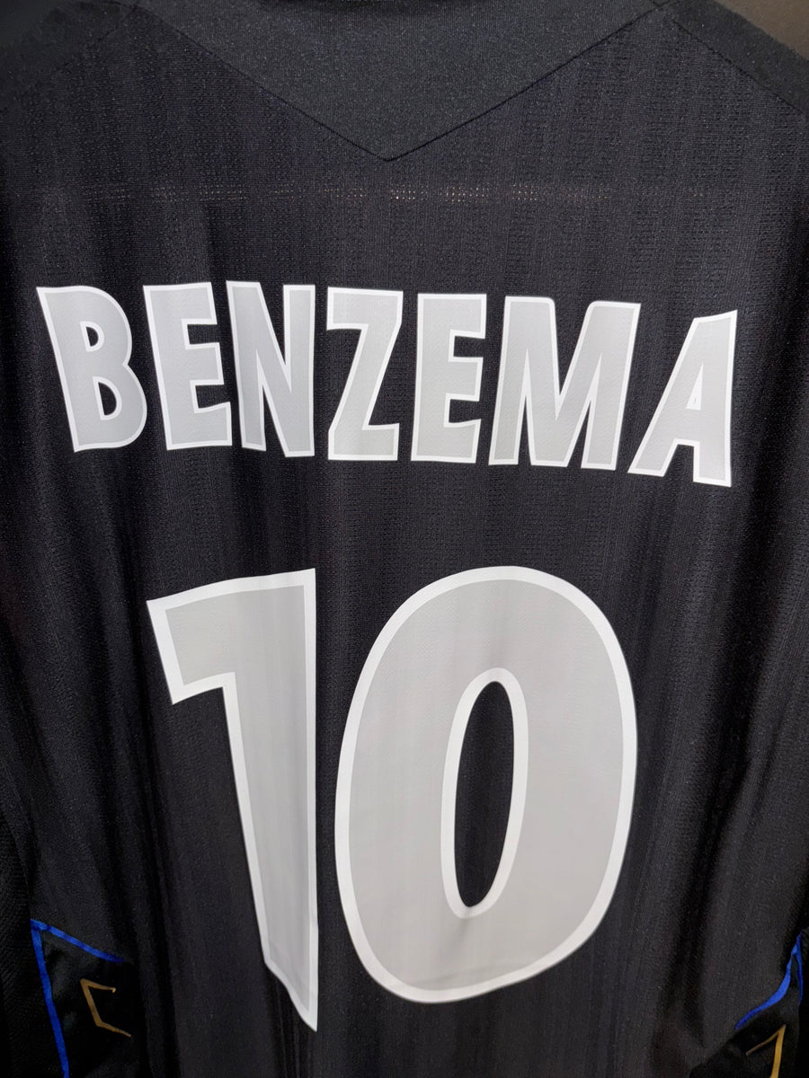 OLYMPIQUE LYON BENZEMA 2007-2008 JERSEY SIZE L