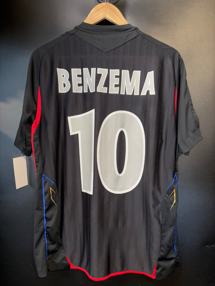 OLYMPIQUE LYON BENZEMA 2007-2008 JERSEY SIZE L