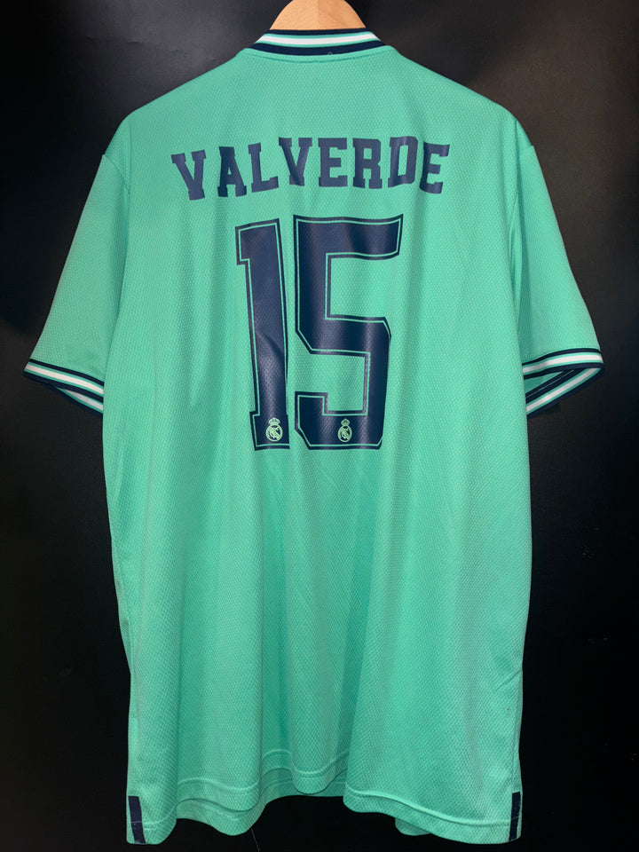 REAL MADRID VALVERDE 2019-2020 ORIGINAL PLAYER JERSEY Size 2XL