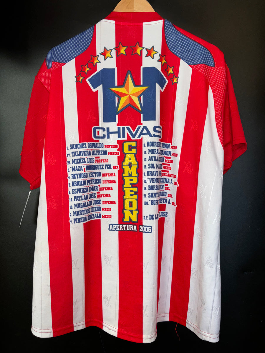 CHIVAS DE GUADALAJARA BOOTLEG 2006-2007 ORIGINAL JERSEY Size XL