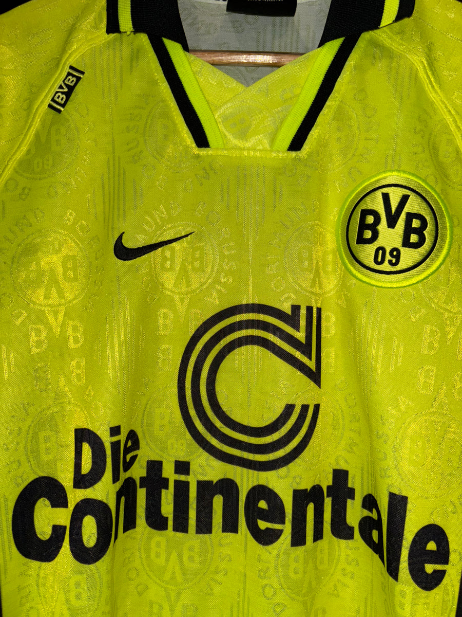 BORUSSIA DORTMUND MOLLER 1996-1997 ORIGINAL JERSEY SIZE M