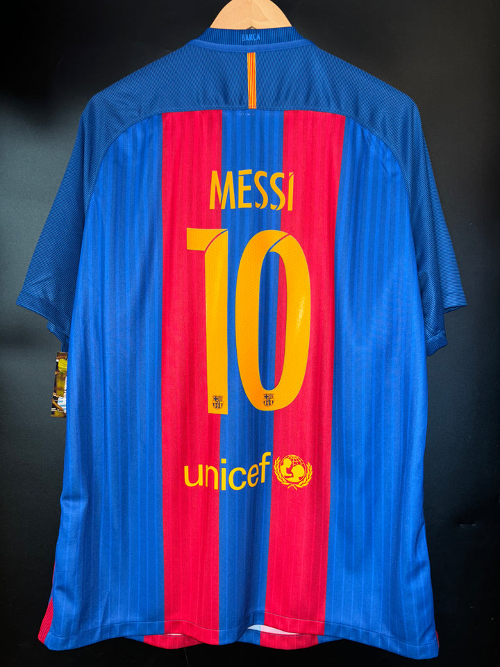 BARCELONA MESSI 2016-2017 ORIGINAL JERSEY Size XL