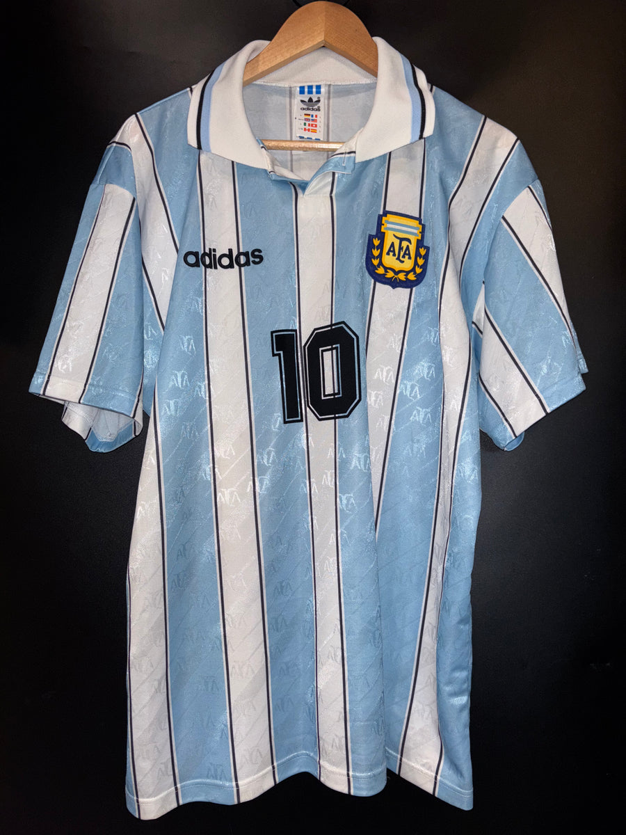 ARGENTINA MARADONA 1994-1995 ORIGINAL BANNED JERSEY Size L