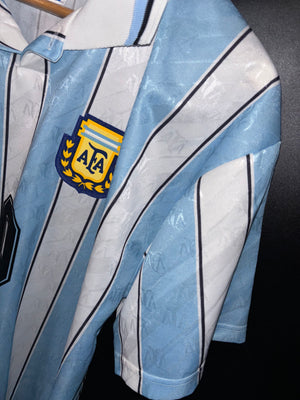 ARGENTINA MARADONA 1994-1995 ORIGINAL BANNED JERSEY Size L