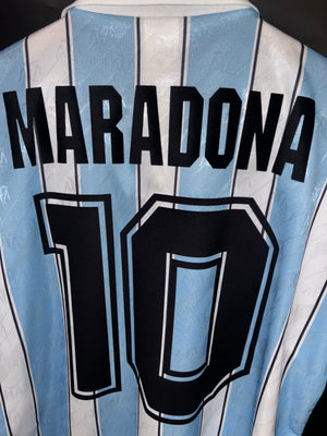 ARGENTINA MARADONA 1994-1995 ORIGINAL BANNED JERSEY Size L