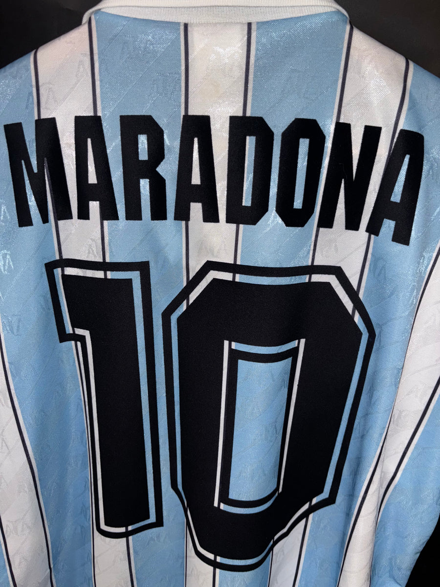 ARGENTINA MARADONA 1994-1995 ORIGINAL BANNED JERSEY Size L
