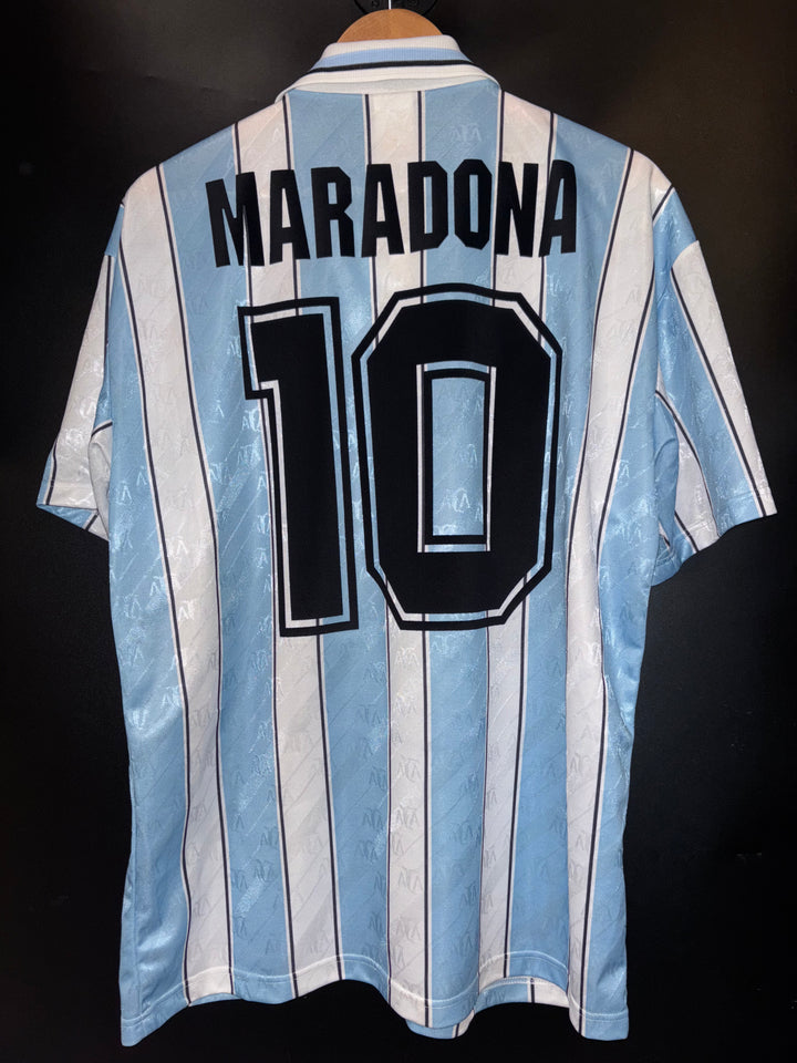 ARGENTINA MARADONA 1994-1995 ORIGINAL BANNED JERSEY Size L