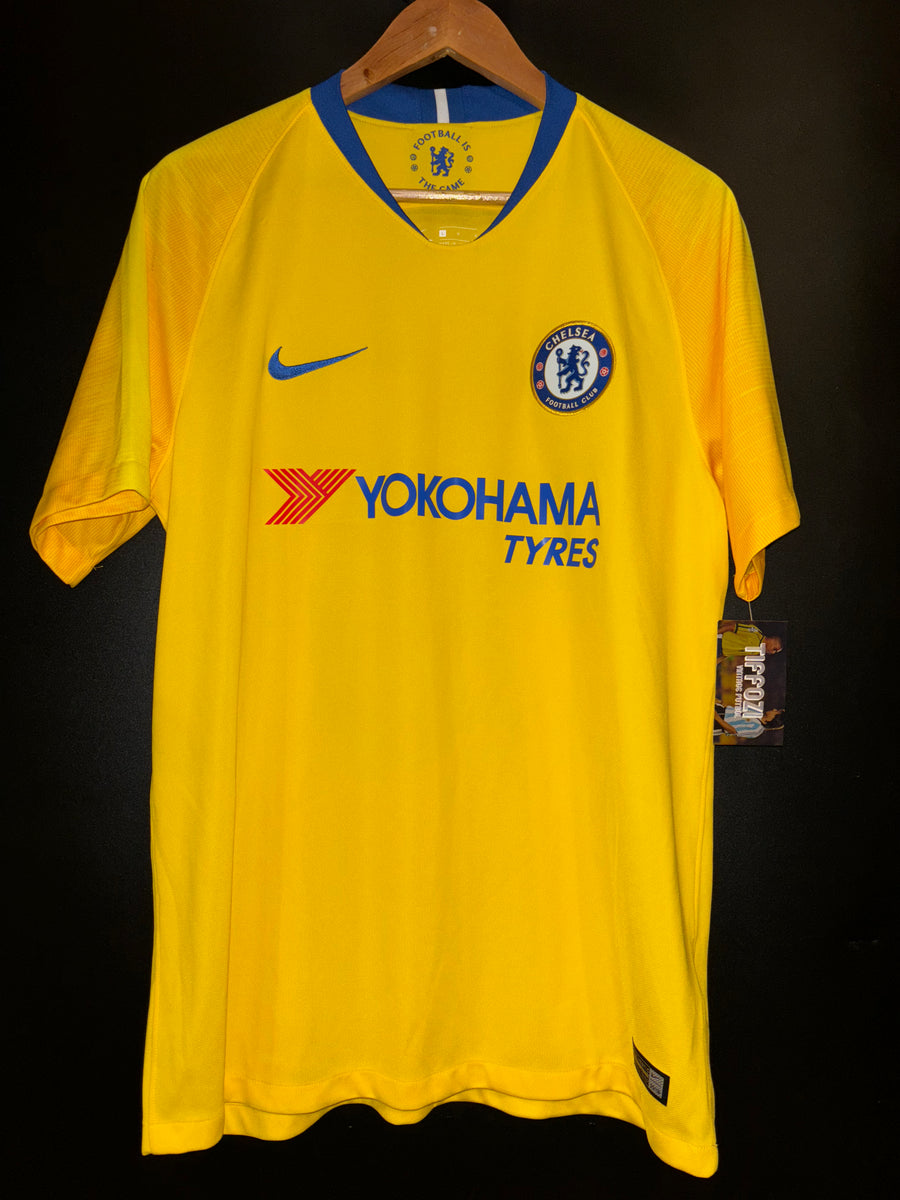 CHELSEA HAZARD 2018-2019 ORIGINAL AWAY JERSEY SIZE L