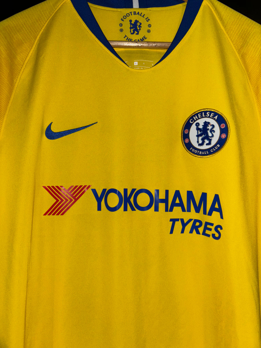 CHELSEA HAZARD 2018-2019 ORIGINAL AWAY JERSEY SIZE L