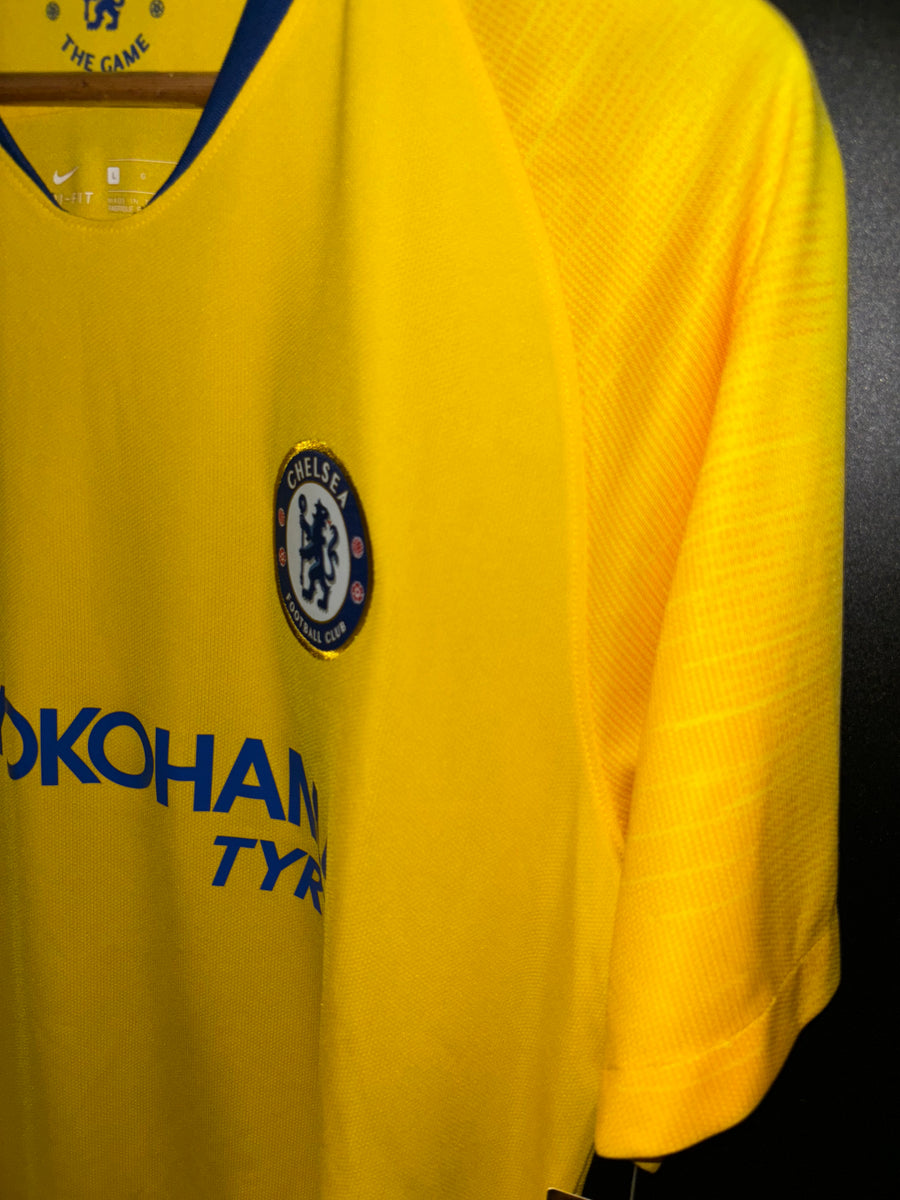 CHELSEA HAZARD 2018-2019 ORIGINAL AWAY JERSEY SIZE L