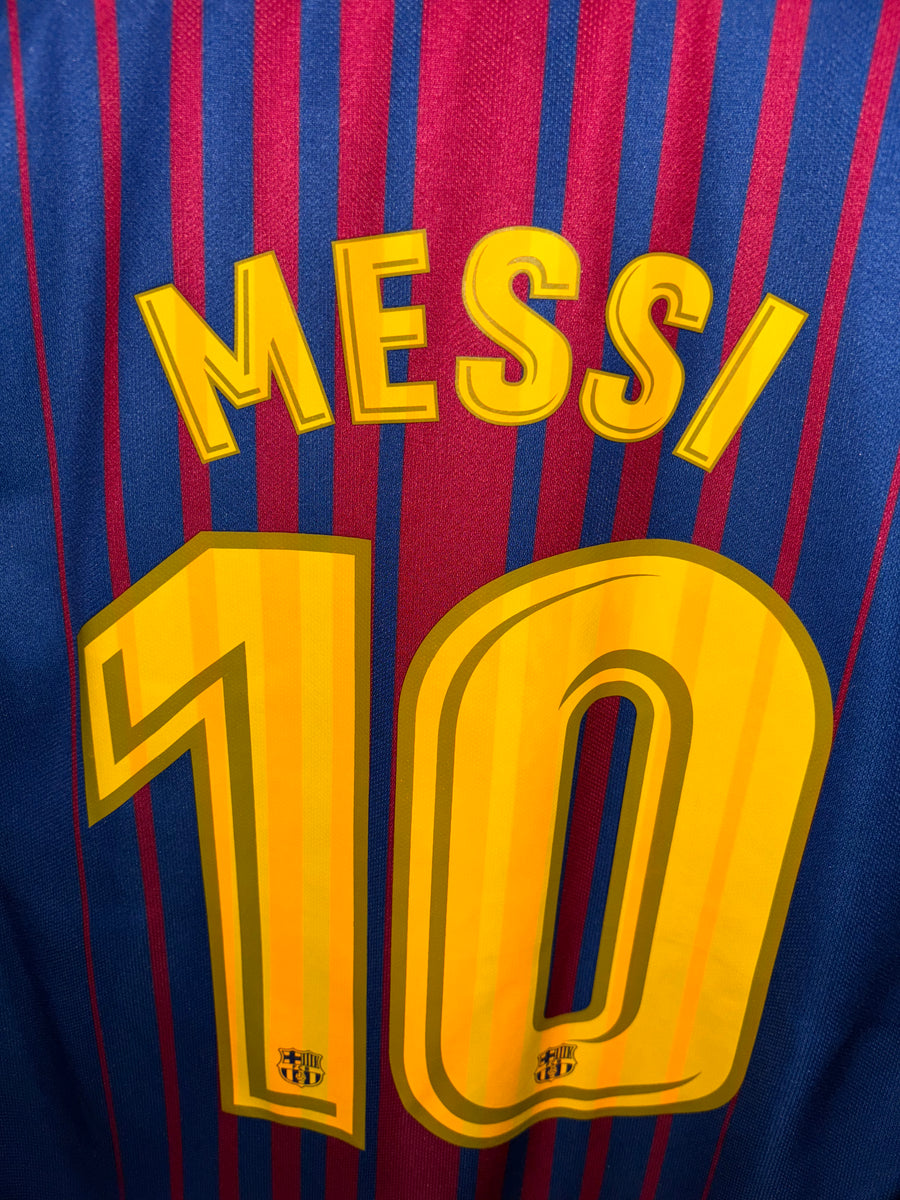 BARCELONA MESSI 2017-2018 ORIGINAL JERSEY Size M