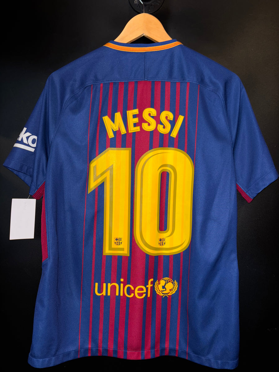 BARCELONA MESSI 2017-2018 ORIGINAL JERSEY Size M