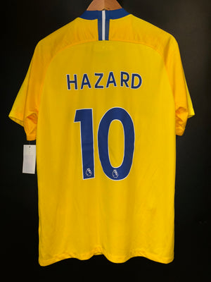 CHELSEA HAZARD 2018-2019 ORIGINAL AWAY JERSEY SIZE L