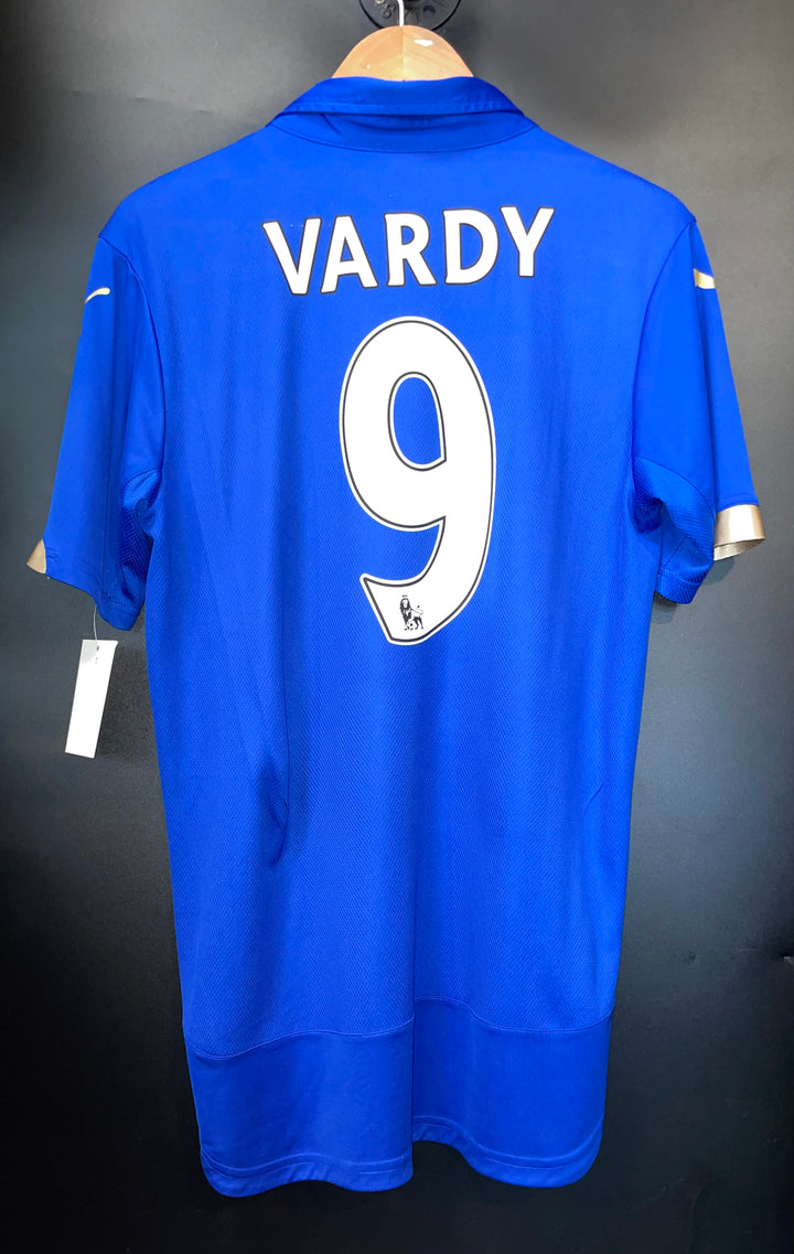 LEICESTER CITY VARDY 2014-2015 ORIGINAL JERSEY Size M