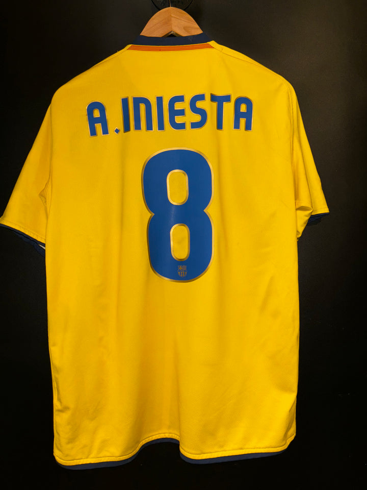 BARCELONA INIESTA 2008-2009 ORIGINAL JERSEY SIZE M