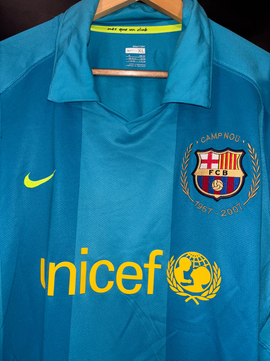 BARCELONA MESSI 2007-2008 ORIGINAL JERSEY Size XL