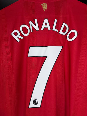 MANCHESTER UNITED RONALDO 2021-2022 ORIGINAL PLAYER JERSEY Size XL