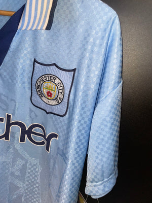 MANCHESTER CITY 1996-1997 ORIGINAL JERSEY Size L