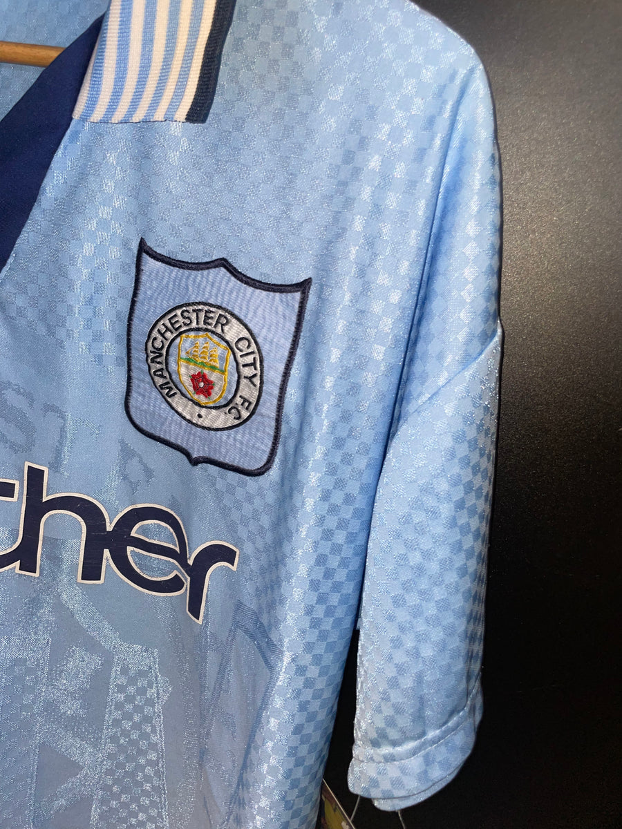 MANCHESTER CITY 1996-1997 ORIGINAL JERSEY Size L