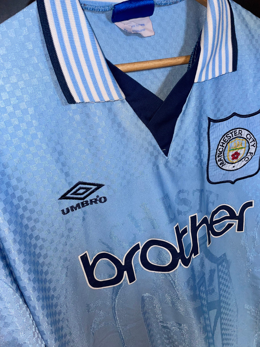 MANCHESTER CITY 1996-1997 ORIGINAL JERSEY Size L