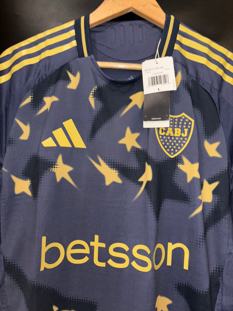 BOCA JUNIORS 2025-2026 ORIGINAL PLAYER JERSEY Size L