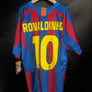 BARCELONA RONALDINHO 2005-2006 ORIGINAL JERSEY Size YOUTH L
