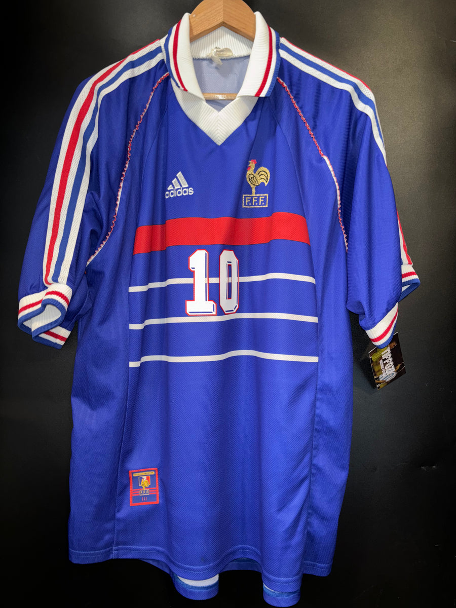 FRANCE ZIDANE 1998-1999 ORIGINAL JERSEY Size XL