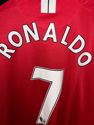 MANCHESTER UNITED RONALDO 2007-2008 ORIGINAL JERSEY Size 2XL