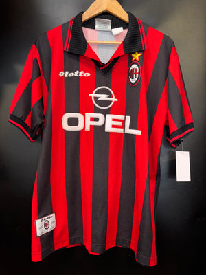 AC MILAN BAGGIO 1997-1998 ORIGINAL JERSEY Size L