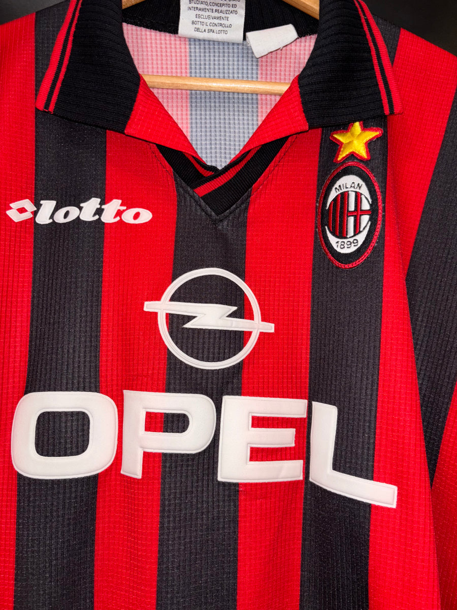 AC MILAN BAGGIO 1997-1998 ORIGINAL JERSEY Size L