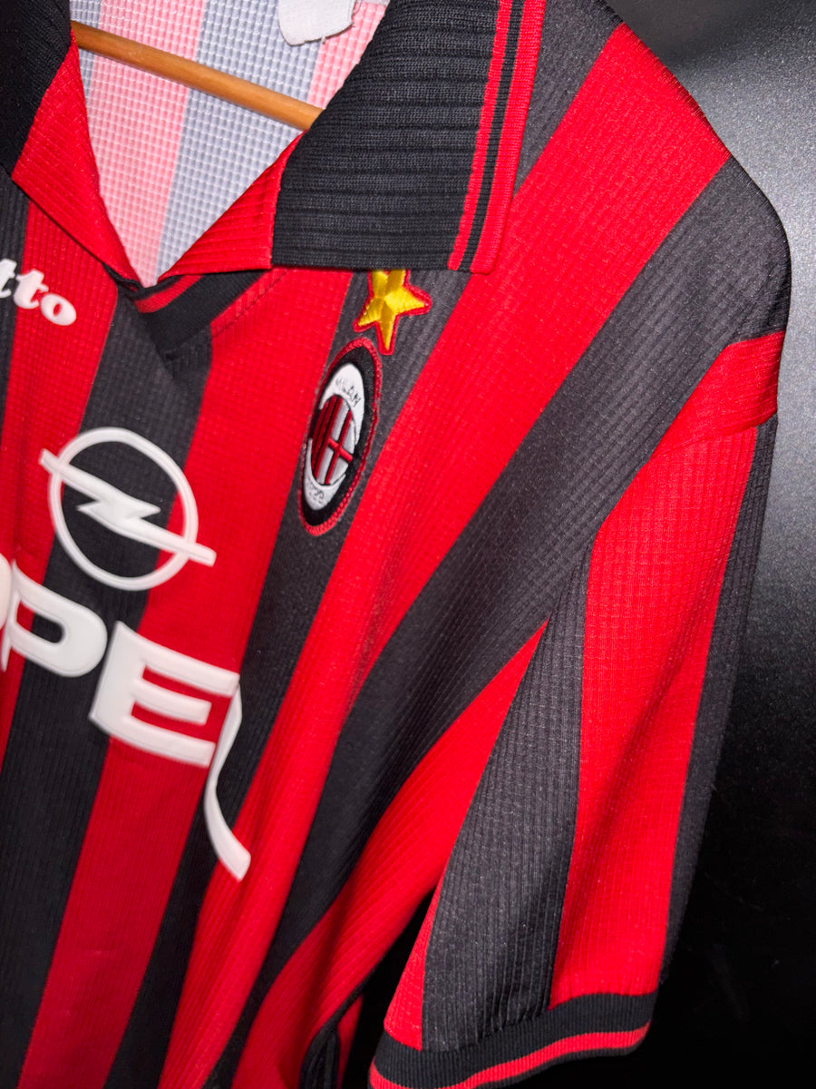 AC MILAN BAGGIO 1997-1998 ORIGINAL JERSEY Size L